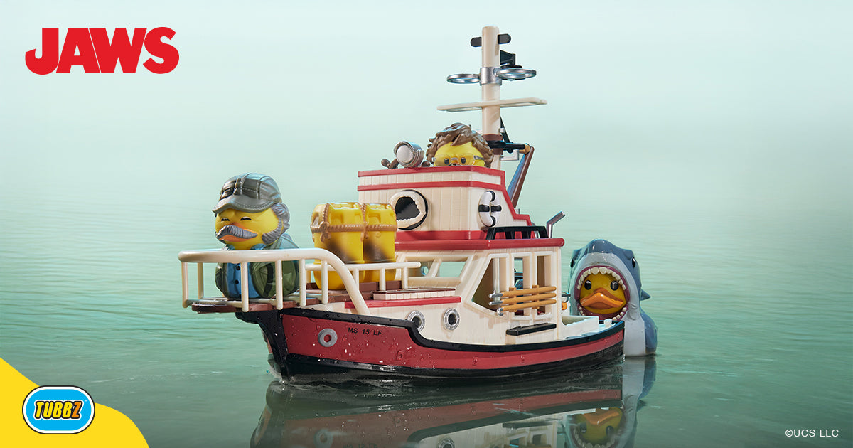 Introducing the Jaws TUBBZ: Orca Boat Vehicle & Mini TUBBZ Set