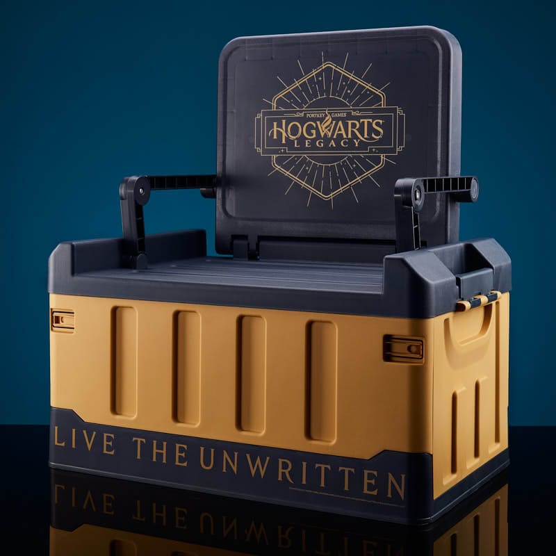hogwarts legacy gear storage Official Hogwarts Legacy Bedroom Storage Box with Folding Chair