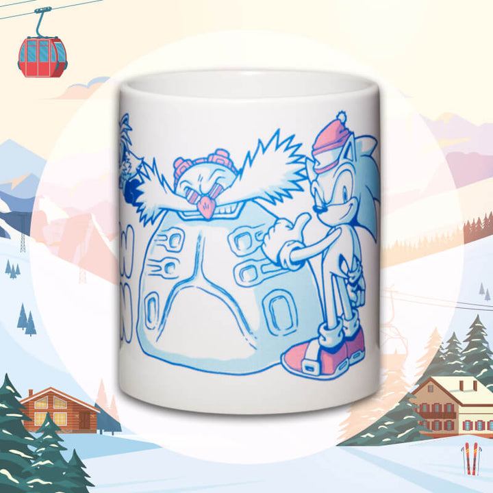 Sonic the Hedgehog Official Sonic the Hedgehog Snow Fun Mug
