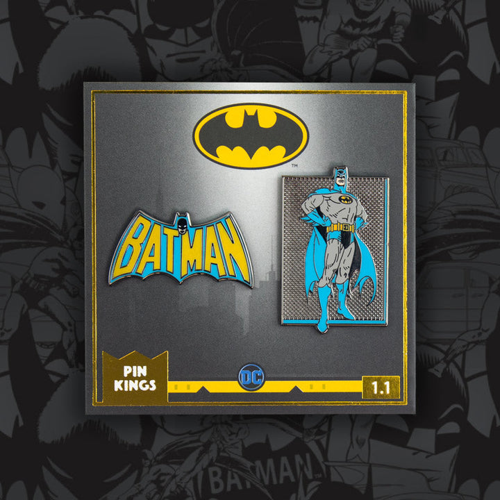 Pin Kings Official DC Comics Batman Enamel Pin Badge Set 1.1