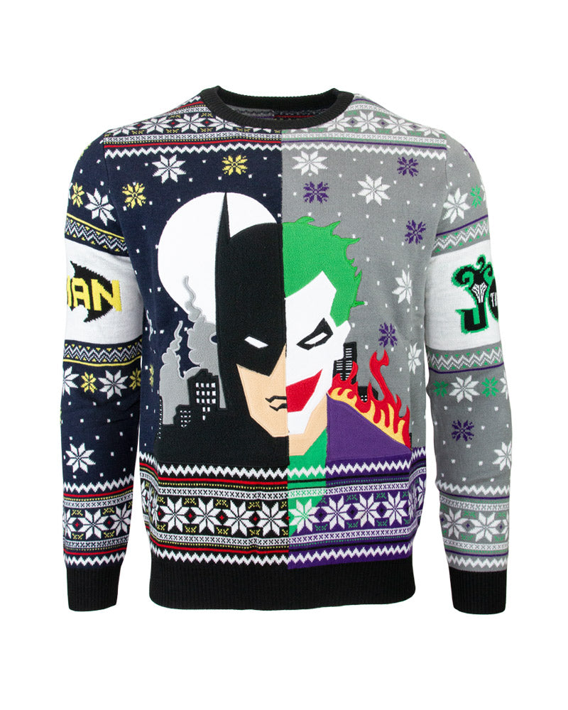 Official Batman vs Joker Christmas Jumper / Ugly Sweater