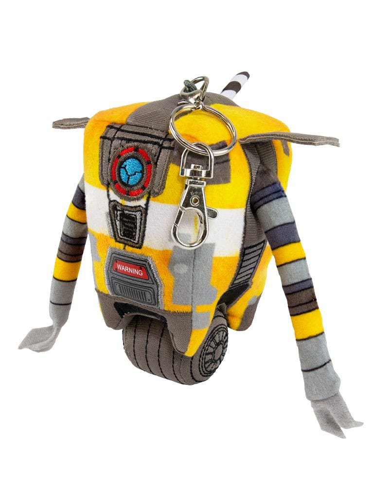 One Size Official Borderlands 3 Claptrap Keyring Plush / Plushie