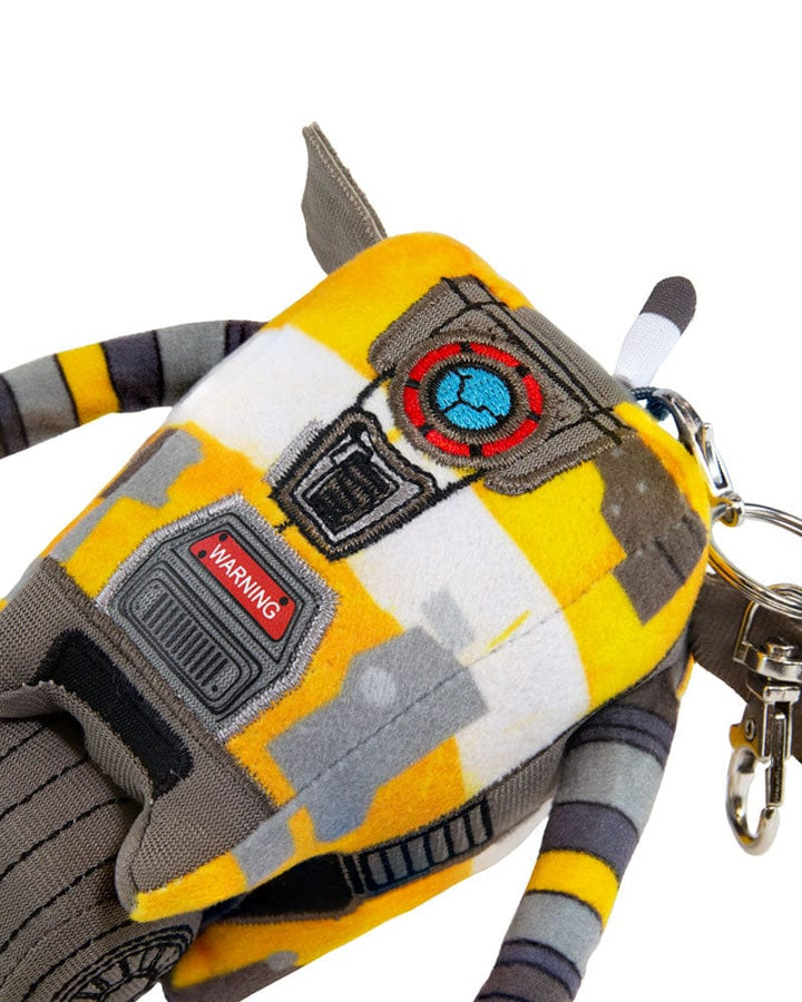 One Size Official Borderlands 3 Claptrap Keyring Plush / Plushie