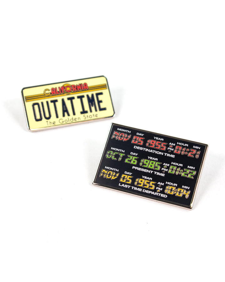Pin Kings Official Back to the Future Enamel Pin Badge Set 1.3
