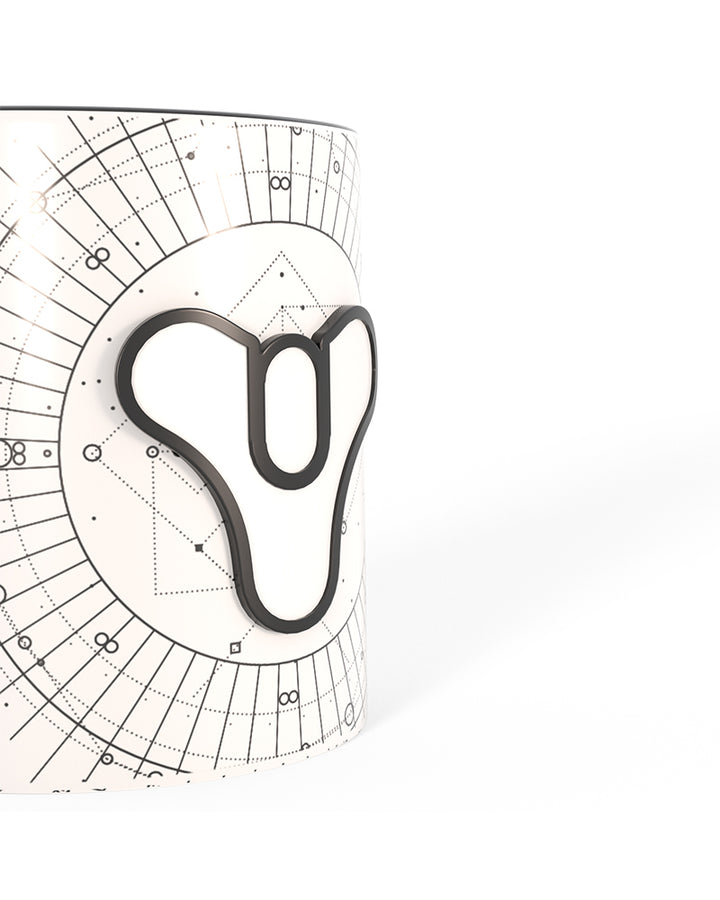 Official Destiny Tricorn Metal Badge Heat Changing Mug