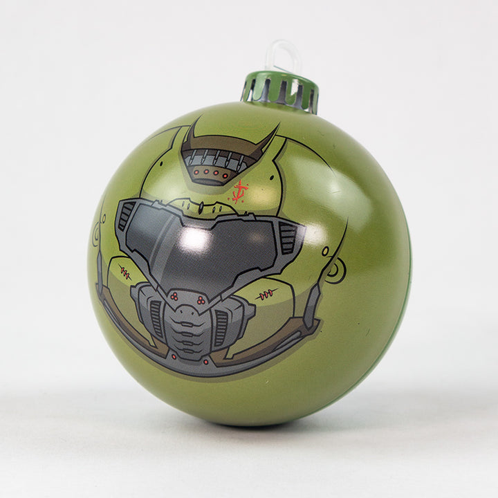 Bauble Heads Official DOOM ‘DOOM Slayer’ Christmas Decoration / Ornament