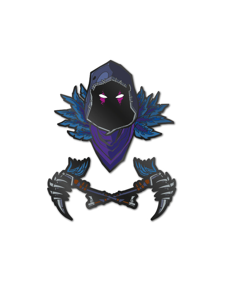 Pin Kings Official Fortnite Enamel Pin Badge Set 1.1 - Raven