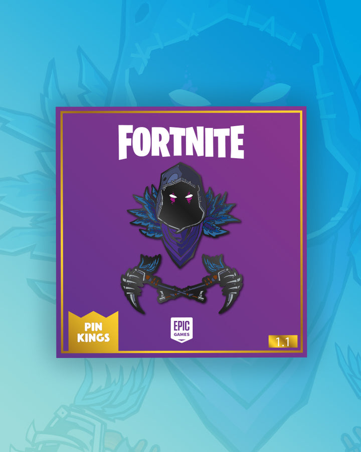 Pin Kings Official Fortnite Enamel Pin Badge Set 1.1 - Raven