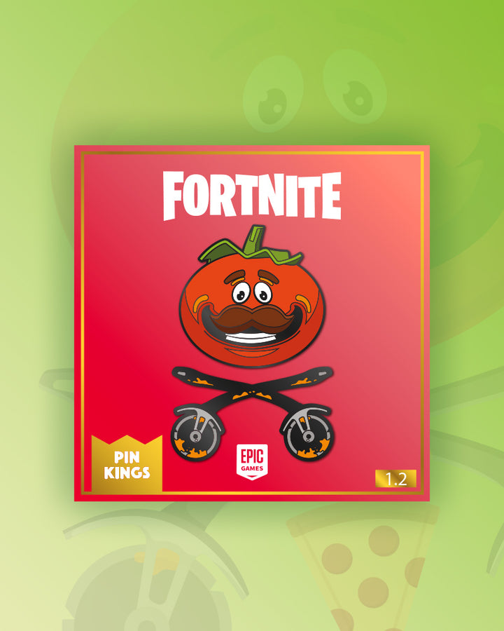 Pin Kings Official Fortnite Enamel Pin Badge Set 1.2 - Tomatohead