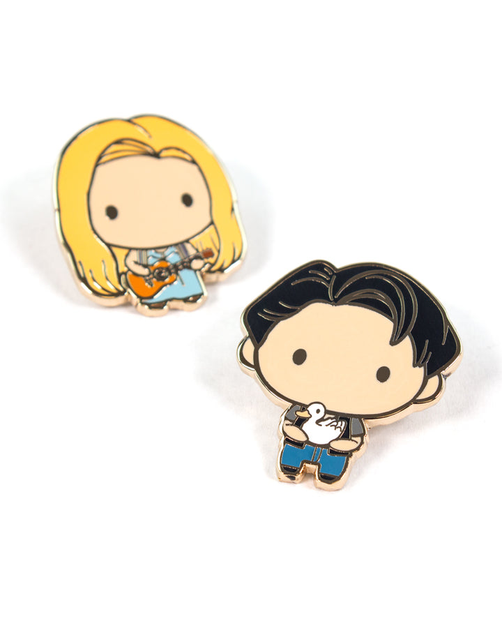 Pin Kings Official Friends Enamel Pin Badge Set 1.3 - Phoebe & Joey