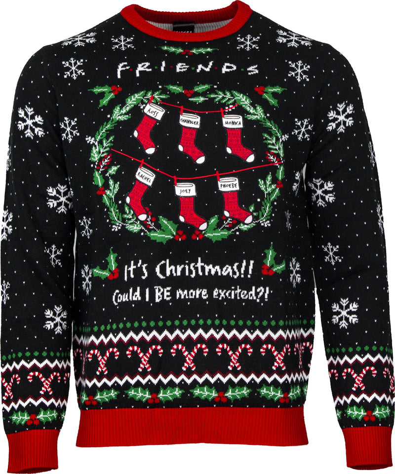 Official Friends ‘Could I BE more excited’ Christmas Jumper / Ugly Sweater