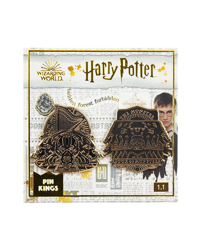 Pin Kings Official Harry Potter Enamel Pin Badge Set 1.1 - Book of Monsters & Fluffy