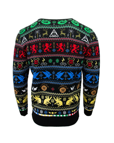 Official Harry Potter Houses Christmas Jumper / Ugly Sweater
