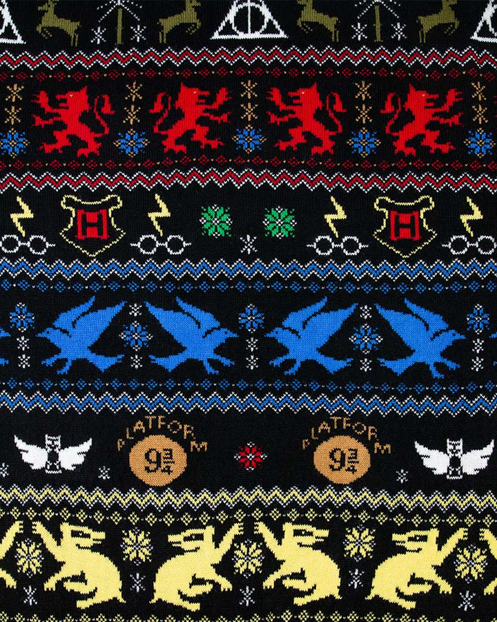Official Harry Potter Houses Christmas Jumper / Ugly Sweater