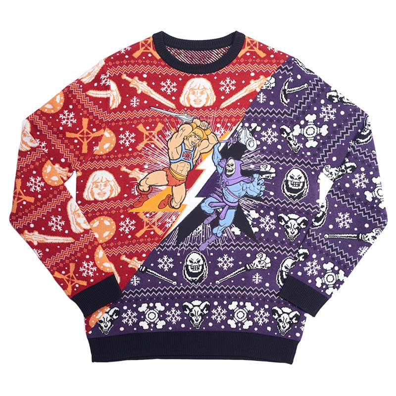 Official He-Man Skeletor Christmas Jumper Ugly Sweater
