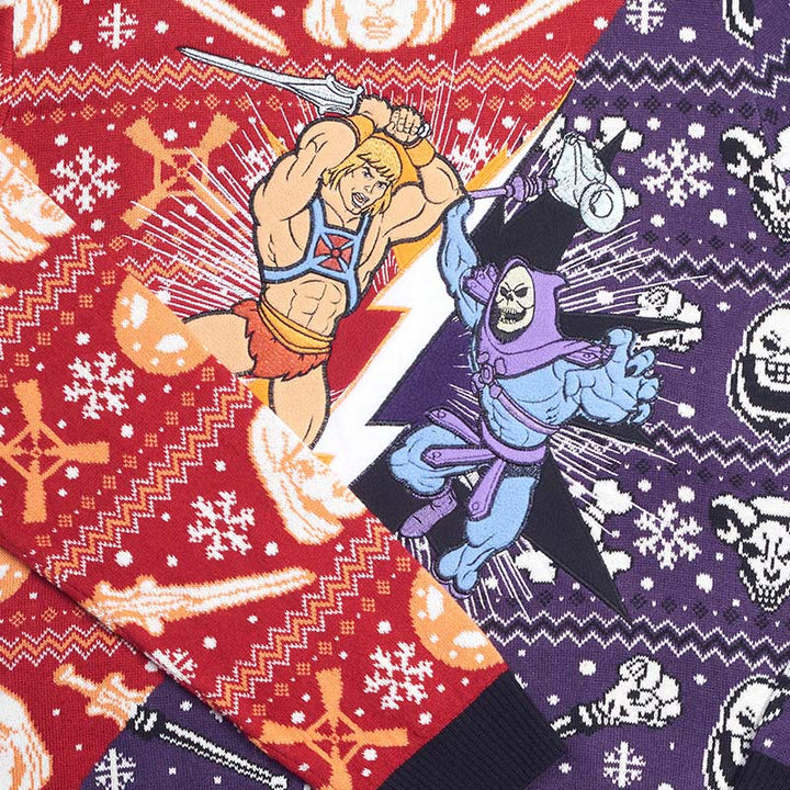 Official He-Man Vs. Skeletor Christmas Jumper / Ugly Sweater