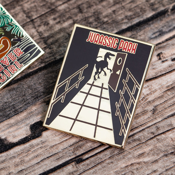 Pin Kings Official Jurassic Park Enamel Badge Set 1.3