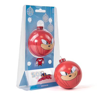 Bauble Heads Official Sonic The Hedgehog ‘Knuckles’ Christmas Decoration / Ornament