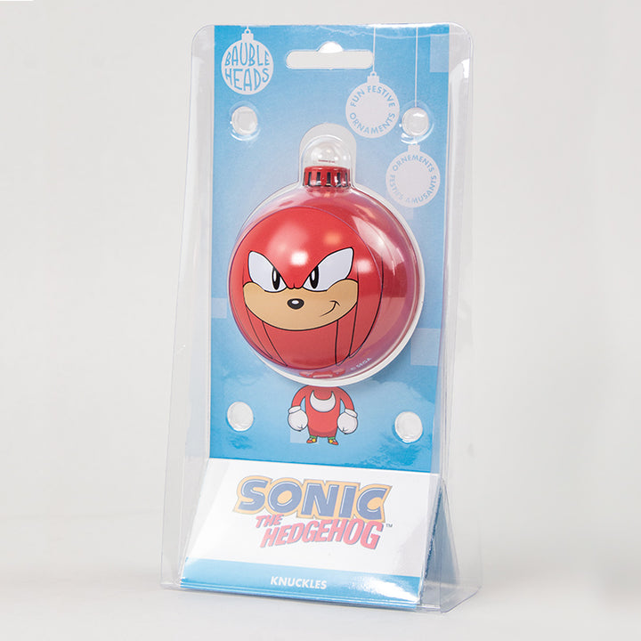 Bauble Heads Official Sonic The Hedgehog ‘Knuckles’ Christmas Decoration / Ornament