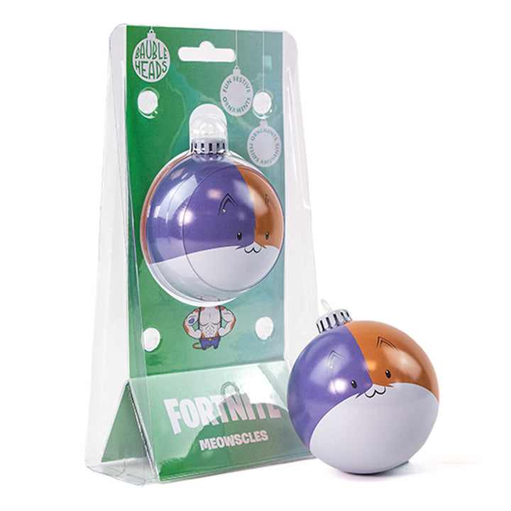 Bauble Heads Official Fortnite ‘Meowscles’ Christmas Decoration / Ornament