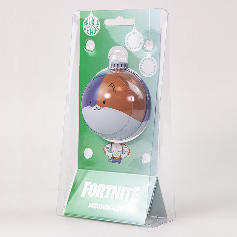 Bauble Heads Official Fortnite ‘Meowscles’ Christmas Decoration / Ornament