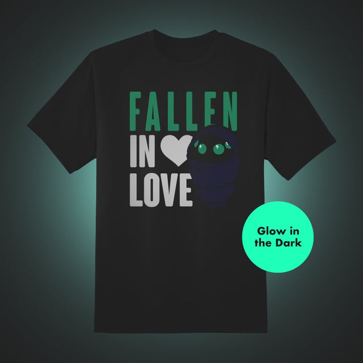 Official Destiny Fallen Baby ‘Fallen In Love’ Glow in the Dark Black  T-Shirts