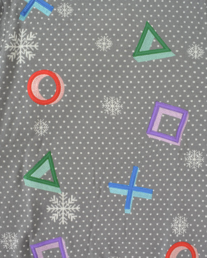 PlayStation Symbols Grey Sweater