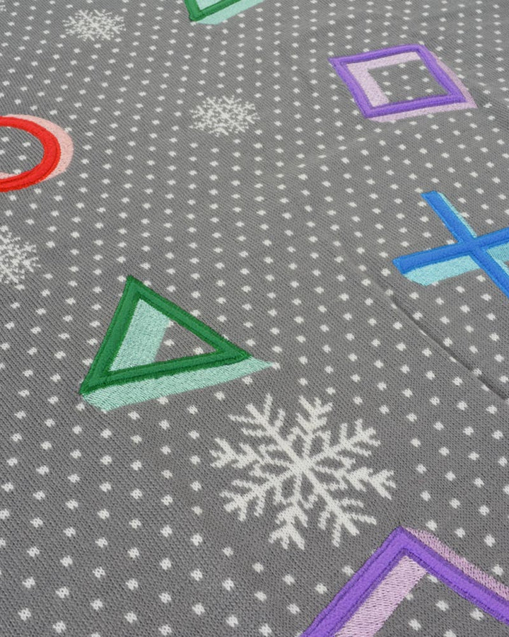 PlayStation Symbols Grey Sweater