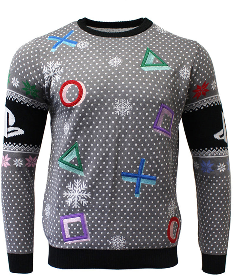 PlayStation Symbols Grey Sweater