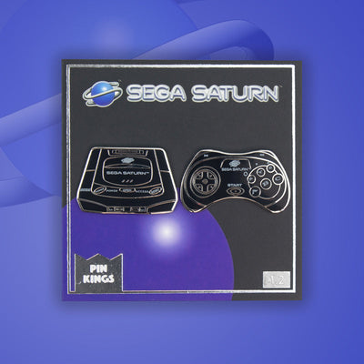 Pin Kings Official SEGA Console Enamel Pin Badge Set 1.2 – Saturn