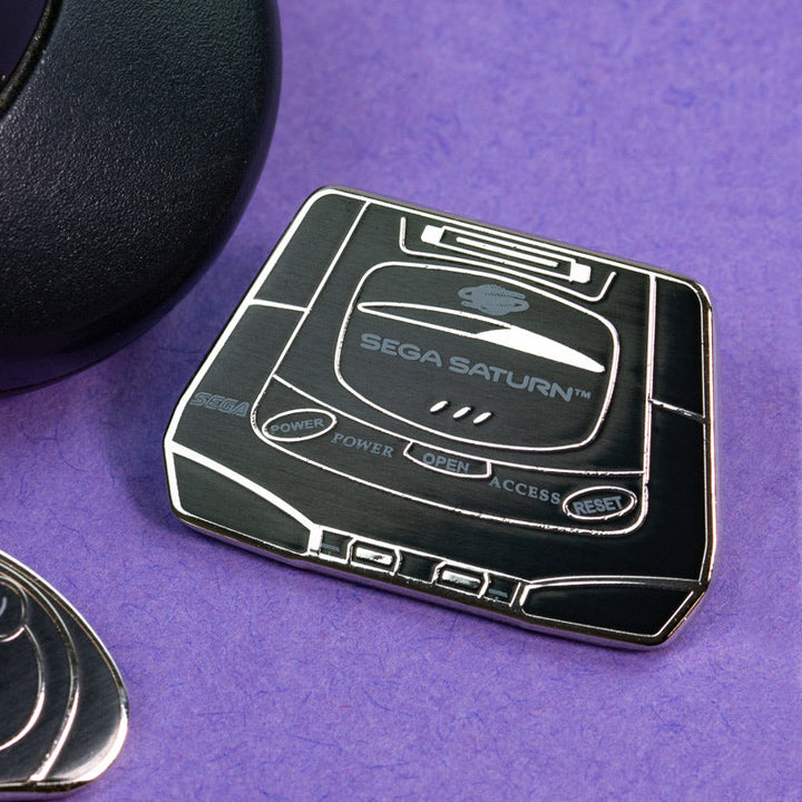 Pin Kings Official SEGA Console Enamel Pin Badge Set 1.2 – Saturn