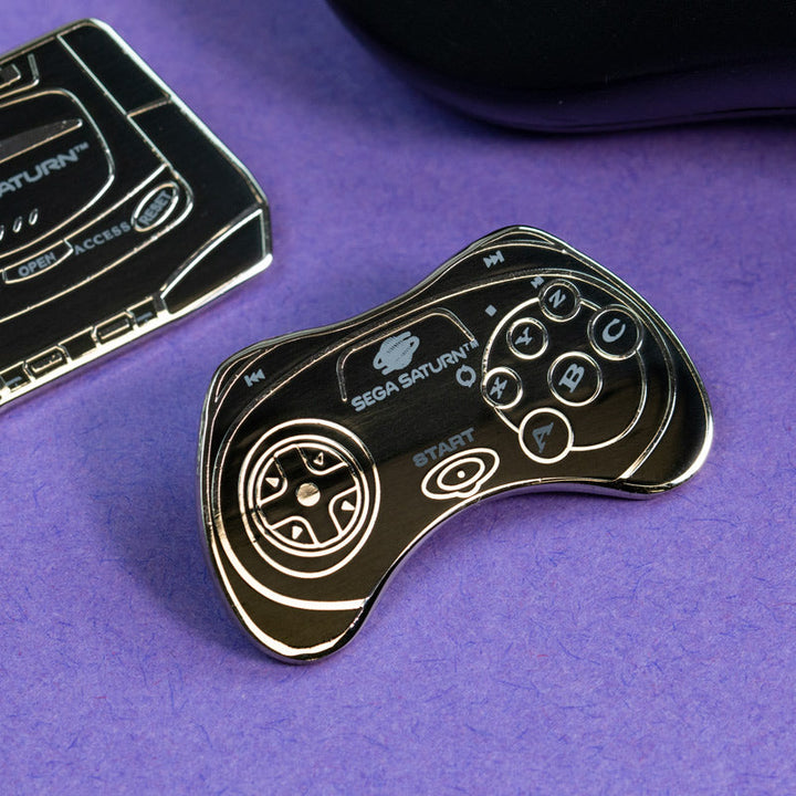 Pin Kings Official SEGA Console Enamel Pin Badge Set 1.2 – Saturn