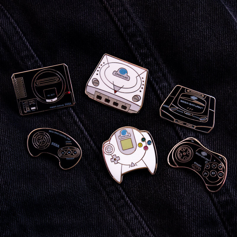 Pin Kings Official SEGA Console Enamel Pin Badge Set 1.3 – Dreamcast