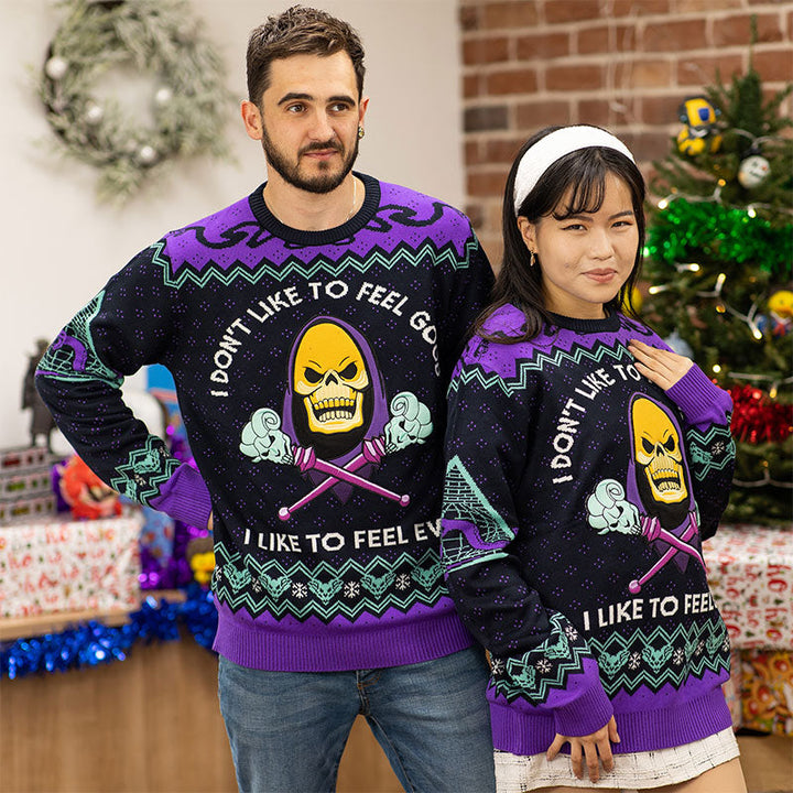 Official Skeletor Christmas Jumper / Ugly Sweater