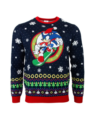 Official Sonic the Hedgehog Snowboard Christmas Jumper / Sweater