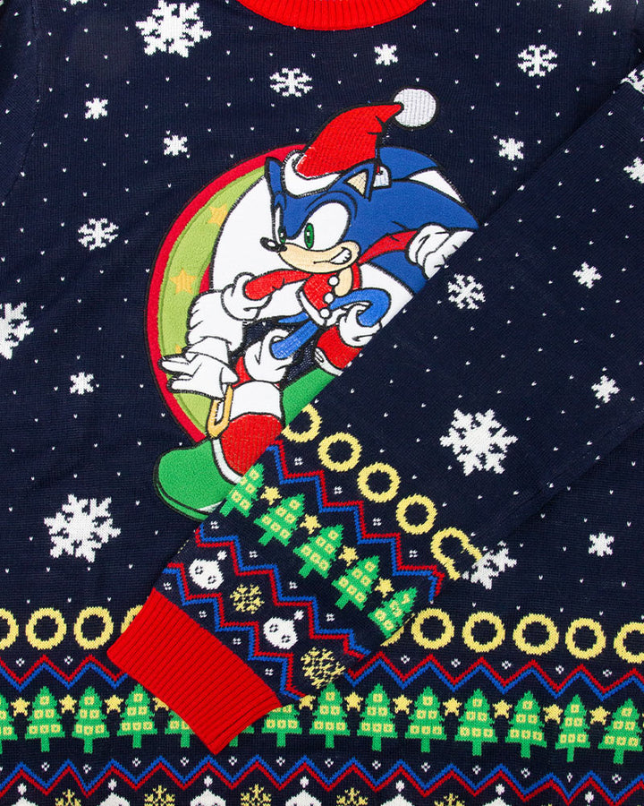 Official Sonic the Hedgehog Snowboard Christmas Jumper / Sweater