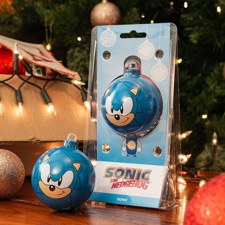 Bauble Heads Official Sonic The Hedgehog ‘Sonic’ Christmas Decoration / Ornament