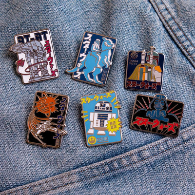 Pin Kings Official Star Wars Enamel Pin Badge Set 2.2 – Tauntaun & R2D2