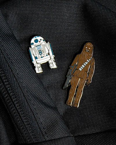 Pin Kings Official Star Wars Enamel Pin Badge Set 1.2 - R2D2 and Chewbacca (Geek Store Exclusive)