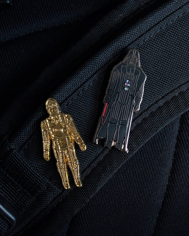 Pin Kings Official Star Wars Enamel Pin Badge Set 1.3 - C3PO and Darth Vader (Geek Store Exclusive)