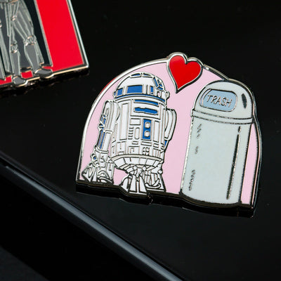 Pin Kings Official Star Wars Enamel Pin Badge Set 3.1 – R2D2 & Darth Vader