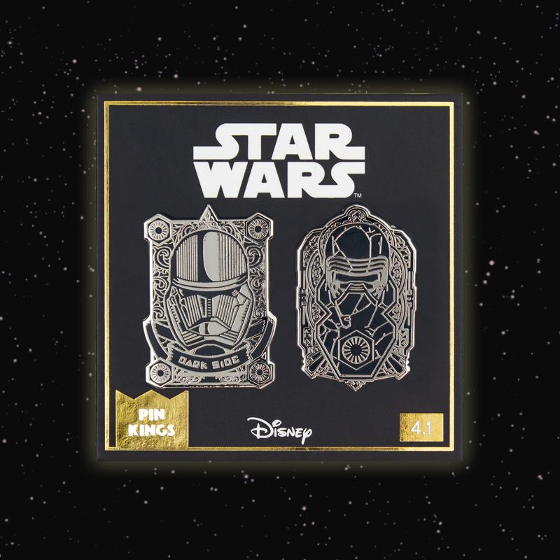 Pin Kings Official Star Wars Enamel Pin Badge Set 4.1 – Kylo Ren & Stormtrooper