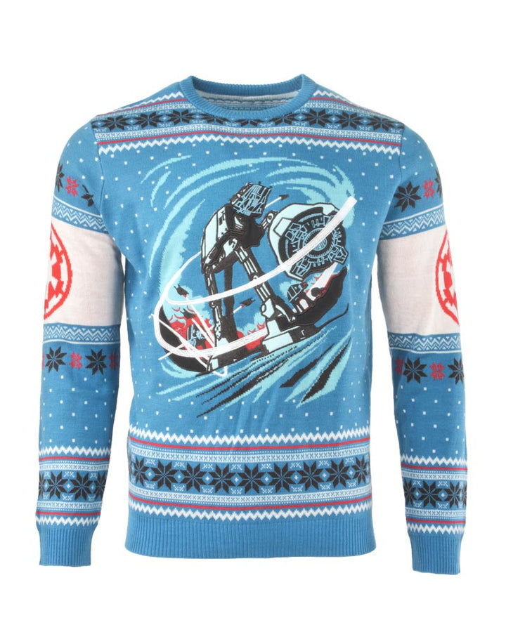 Official Star Wars AT-AT Battle of Hoth Christmas Jumper / Ugly Sweater