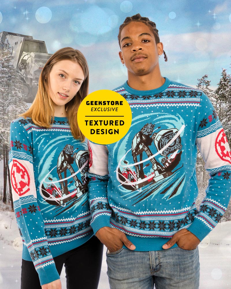 Official Star Wars AT-AT Battle of Hoth Christmas Jumper / Ugly Sweater