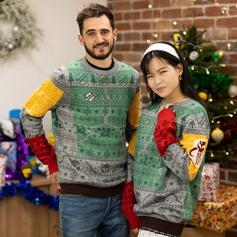 Official Boba Fett Difuzed Christmas Jumper / Ugly Sweater