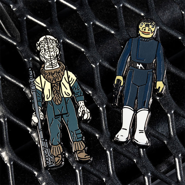 Pin Kings Official Star Wars Enamel Pin Badge Set 1.49 – Yak Face and Snaggletooth