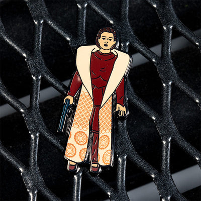 Pin Kings Official Star Wars Enamel Pin Badge Set 1.11– Boba Fett and Leia Organa (Bespin Gown)