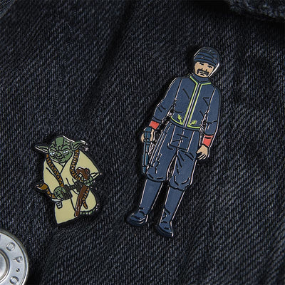 Pin Kings Official Star Wars Enamel Pin Badge Set 1.16 – Bespin Security Guard and Yoda