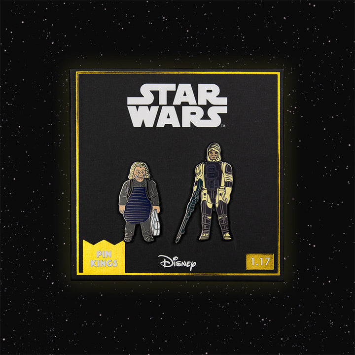 Pin Kings Official Star Wars Enamel Pin Badge Set 1.17 – Ugnaught and Dengar