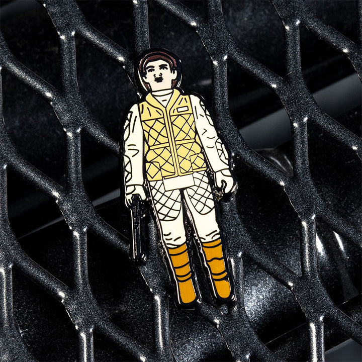 Pin Kings Official Star Wars Enamel Pin Badge Set 1.19 – Leia (Hoth Outfit) and Rebel Commander